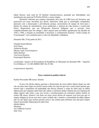 COLONIALISMO, TERRITÓRIO E TERRITORIALIDADE: a luta pela terra dos Guarani e Kaiowa em Mato Grosso do Sul