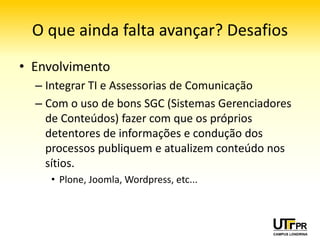 Padrões em Governo Eletrônico - Cartilha de Codificação e Guia de Administração de Sítios