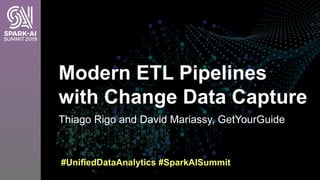 Modern ETL Pipelines with Change Data Capture | PPT