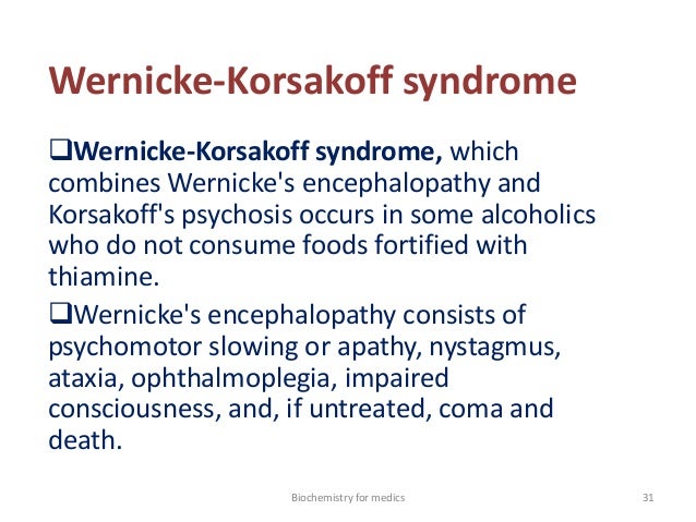 wernicke encephalopathy