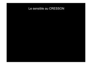  

Le sensible au CRESSON
	
  

	
  
	
  

 