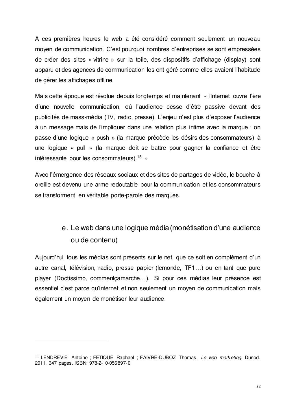 Mémoire Professionnel  En quoi l’utilisation du marketing digital p…