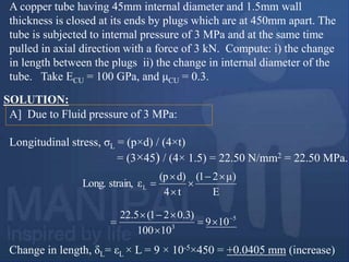 Thick and thin cylinders | PPT
