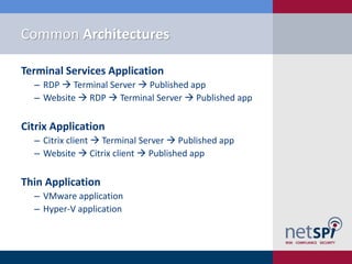Thick Application Penetration Testing: Crash Course | PDF