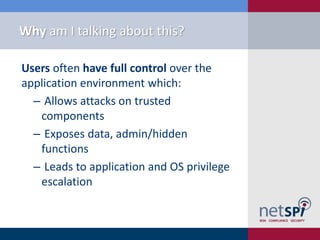 Thick Application Penetration Testing - A Crash Course | PDF