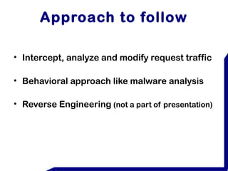 Thick client application security assessment | PPT