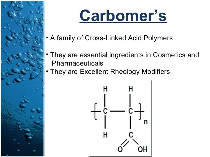 Thickening agents in cosmetics