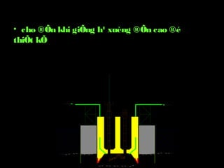 • cho ®Õn khi giÕng h¹ xuèng ®Õn cao ®é
thiÕt kÕ
 