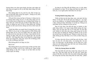 |
hương thơm còn chưa quen thuộc cho bạn, tràn ngập với                                 Im lặng là sâu lắng đến độ không còn ai ở đó, thậm
ánh sáng mà người ta chỉ có thể thấy được bằng con mắt                            chí không có cả bạn. Và im lặng này đem lại chân lí, và
bên trong.                                                                        tình yêu, và cả nghìn phúc lành khác tới cho bạn.9
    Đấy không phải là cái gì đó hư cấu; đấy là thực tại,
thực tại đã hiện diện trong mọi người - chúng ta chỉ chưa
bao giờ nhìn vào đó thôi.                                                             Trưởng thành trong nhạy cảm
    Thế giới bên trong của bạn có hương vị riêng của nó,                              Thiền sẽ đem lại cho bạn nhạy cảm, cảm giác lớn lao
có hương thơm riêng của nó, có ánh sáng riêng của nó.                             thuộc về thế giới. Đó là thế giới của chúng ta - các ngôi
Và nó hoàn toàn im lặng làm sao, im lặng mênh mông, im                            sao là của chúng ta, và chúng ta không phải là người xa lạ
lặng vĩnh cửu. Chưa bao giờ có bất kì tiếng động nào, và                          ở đây. Chúng ta thực chất thuộc về sự tồn tại. Chúng ta là
cũng sẽ chẳng bao giờ có bất kì tiếng động nào. Không                             một phần của nó, chúng ta là tâm của nó.
lời nào có thể vươn tới đó, nhưng bạn thì có thể vươn tới
                                                                                       Bạn trở nên nhạy cảm đến độ ngay cả nhành cỏ nhỏ
được.
                                                                                  nhất cũng chiếm vị trí quan trọng mênh mông cho bạn.
     Chính tâm điểm con người bạn là trung tâm của xoáy                           Nhạy cảm của bạn làm cho nó rõ ràng đối với bạn đến
lốc. Bất kì cái gì xảy ra xung quanh nó đều không ảnh                             mức nhành cỏ nhỏ nhoi này cũng quan trọng cho sự tồn
hưởng được tới nó. Nó là im lặng vĩnh cửu: ngày tới rồi                           tại như ngôi sao khổng lồ: không có nhành cỏ này sự tồn
đi, năm tới rồi đi, thời đại tới rồi qua. Cuộc đời tới rồi đi,                    tại sẽ kém hơn nó hiện bây giờ. Nhành cỏ nhỏ này là duy
nhưng im lặng vĩnh cửu của con người bạn vẫn còn hệt                              nhất, không gì thay thế được, nó có tính cá nhân riêng của
như thế - vẫn cùng điệu nhạc vô âm thanh ấy, cùng hương                           nó.
thơm của sùng kính, cùng siêu việt từ tất cả những gì hữu
                                                                                      Và nhạy cảm này sẽ tạo ra tình bạn mới cho bạn - tình
tử, từ tất cả những gì tạm thời.
                                                                                  bạn với cây cối, với chim chóc, với muông thú, với núi
    Đấy không phải là im lặng của bạn.                                            non, với sông ngòi, với đại dương, với các ngôi sao. Cuộc
    Bạn là nó.                                                                    sống trở nên phong phú hơn khi tình yêu trưởng thành,
                                                                                  khi tình bạn trưởng thành.10
   Đấy không phải là cái gì đó trong sở hữu của bạn: bạn
đang bị nó sở hữu, và đó là cái vĩ đại của nó. Ngay cả bạn                            Tình yêu, hương thơm của thiền
cũng không có đó, bởi vì ngay cả sự hiện diện của bạn
cũng sẽ gây xáo động.                                                                 Nếu bạn thiền thì sớm hay muộn bạn cũng sẽ tới với
                                                                                  tình yêu. Nếu bạn thiền sâu sắc thì sớm hay muộn bạn
                                                                                  cũng sẽ bắt đầu cảm thấy tình yêu mênh mông đang dâng
                                                                                  lên trong bạn mà bạn chưa từng biết tới trước đây - phẩm
                                                                        |
                                                                   11/10/97 -4
                                                                 28/03/2010 - 6
                             11                                                                                12
 