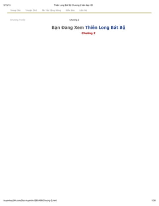 Thiên long bát bộ tập 2