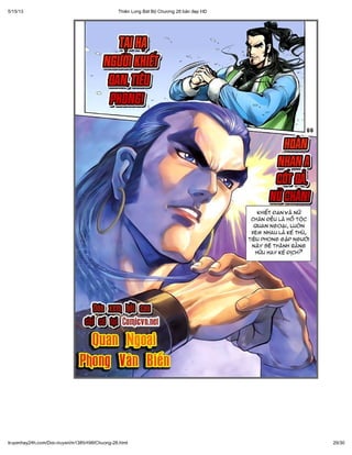 Thiên long bát bộ tập 28