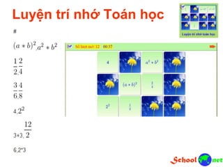 Luyện trí nhớ Toán học
 