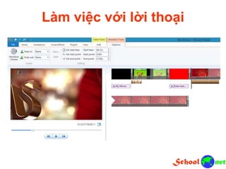 Làm việc với lời thoại
 