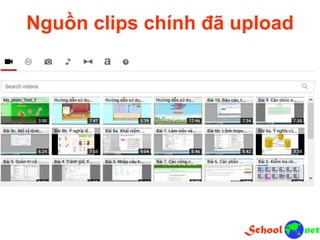 Nguồn clips chính đã upload
 