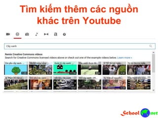 Tìm kiếm thêm các nguồn
khác trên Youtube
 