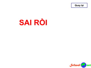 SAI RỒI
Quay lại
 