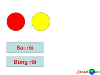 Sai rồi
Đúng rồi
 
