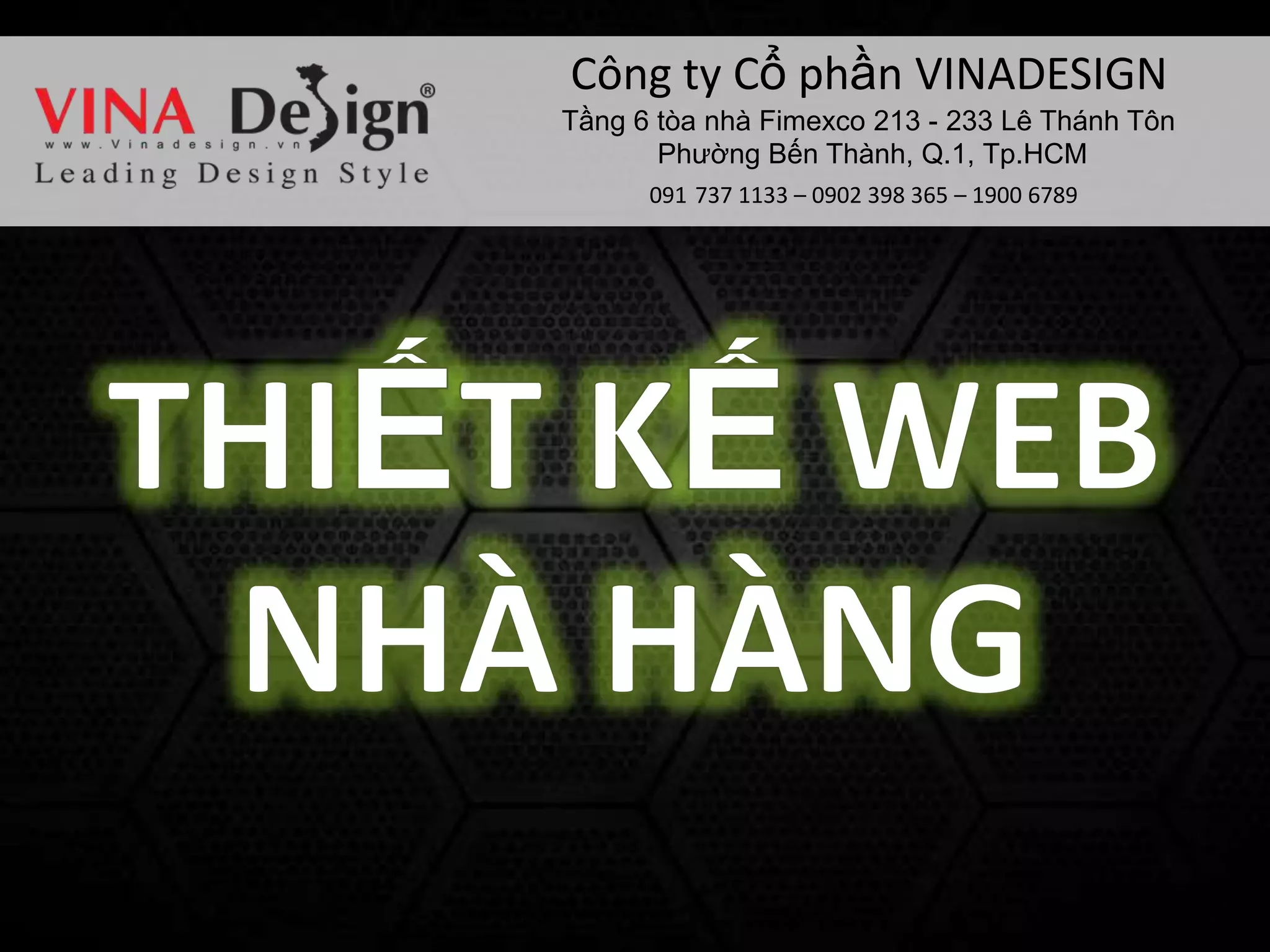 Thiet Ke Web Nha Hang PPTX Thiet ke web nha hang pptx