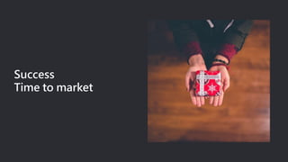 Success
Time to market
 