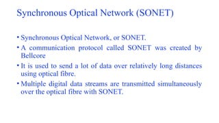 Synchronous Optical Networking as ring network | PPT