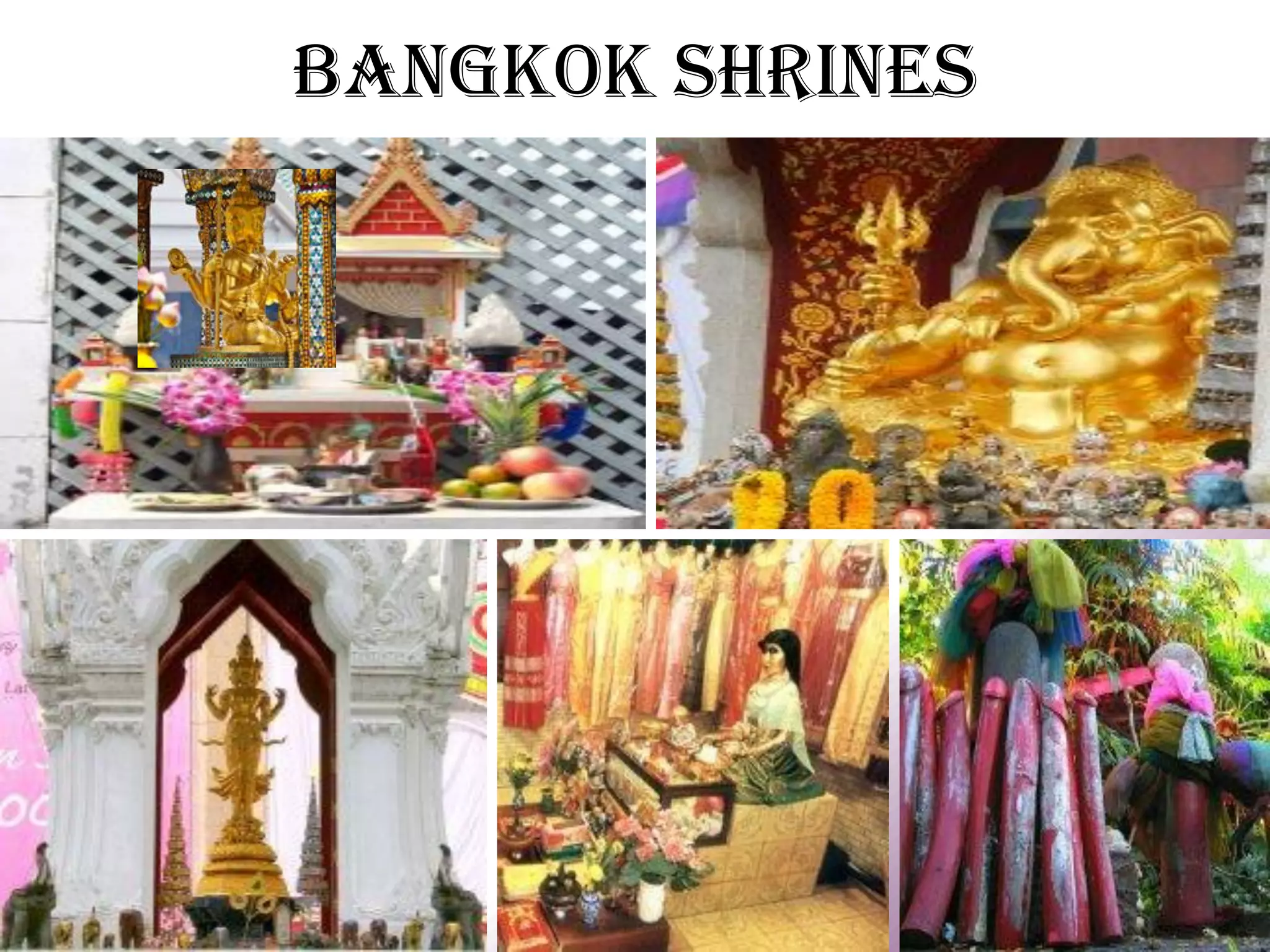 Bangkok shrines  