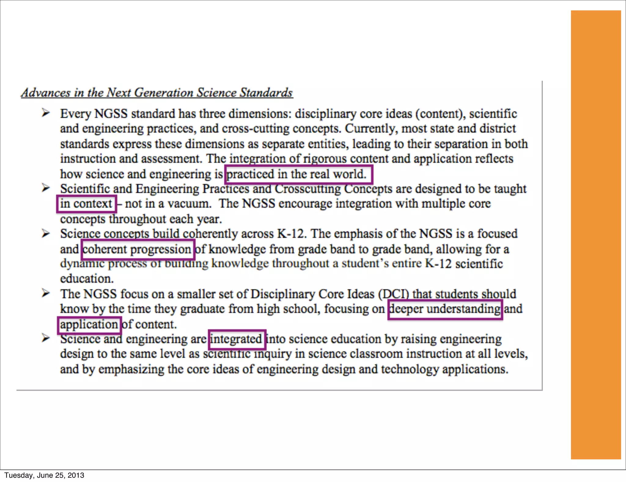 Tuesday, June 25, 2013
 