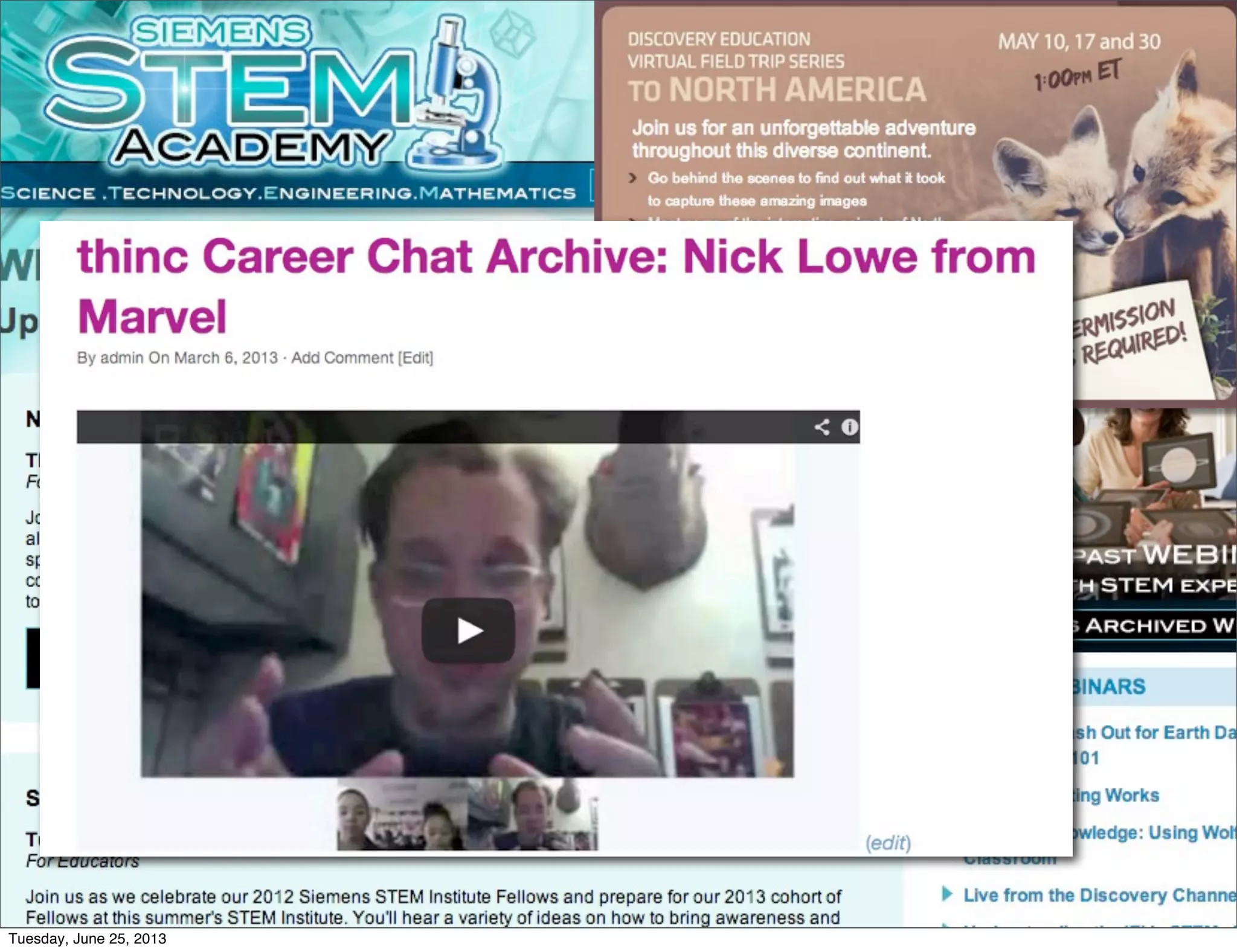 Tuesday, June 25, 2013
 