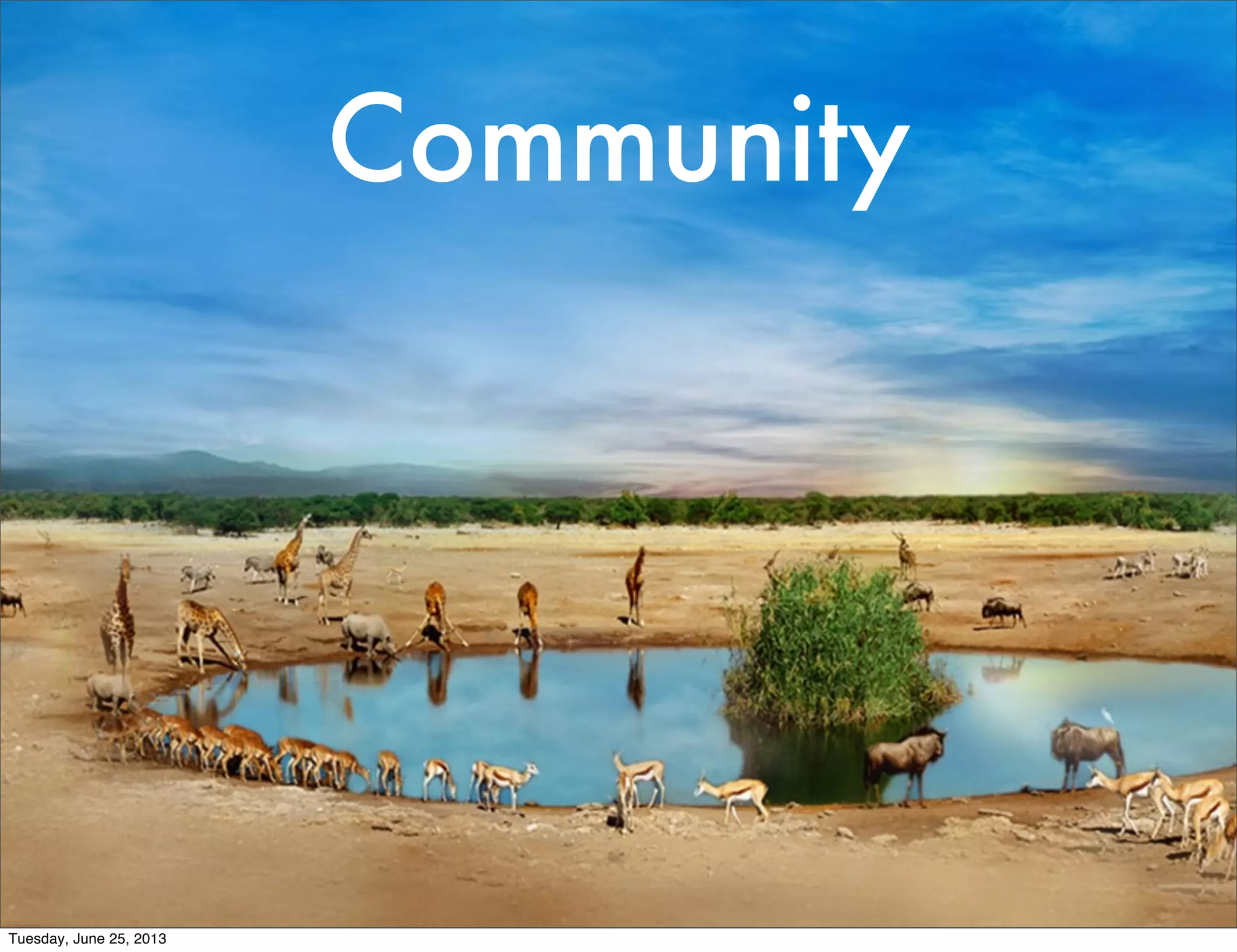 Community
Tuesday, June 25, 2013
 