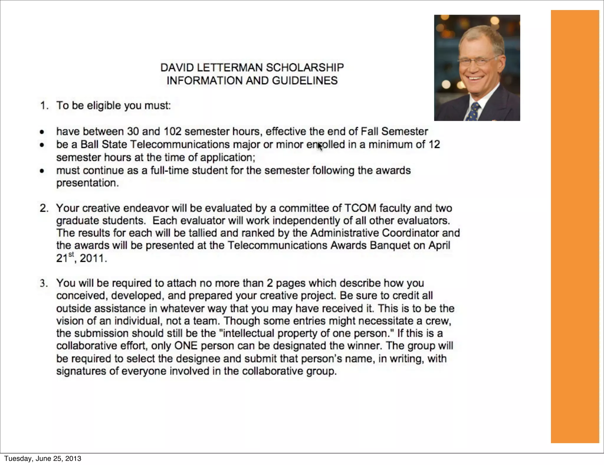 Tuesday, June 25, 2013
 