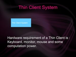 Thin client | PPT