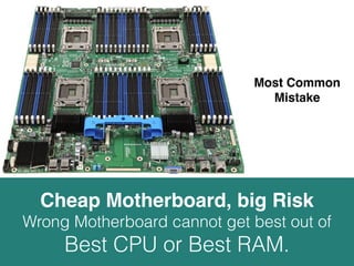 Most Ignored 
Mistake 
Bad networking, erratic behaviour 
Thin Clients (seem to) hanging. 
Slow performance (on few Thin Clients). 
 