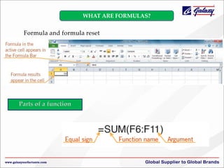 WHAT ARE FORMULAS?

Formula and formula reset

 