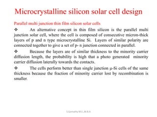 Thin film solar cells | PDF