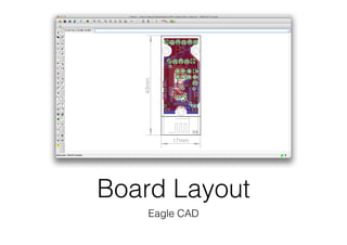 Board Layout
Eagle CAD
 
