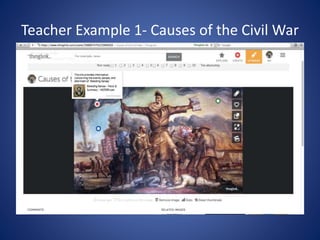 Teacher Example 1- Causes of the Civil War
 
