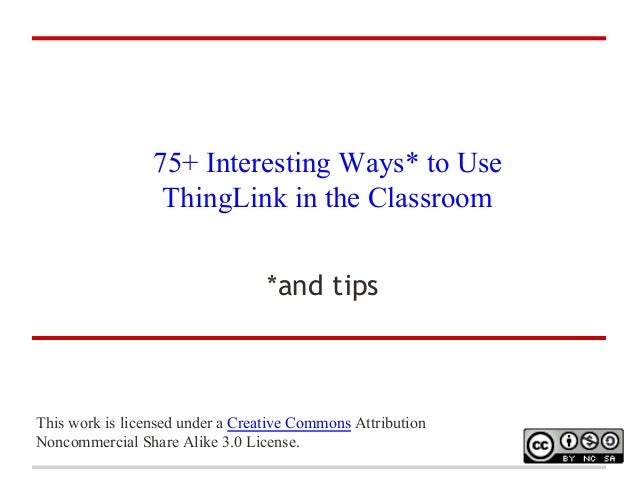 ways to use thinglink in the classroom thinglink