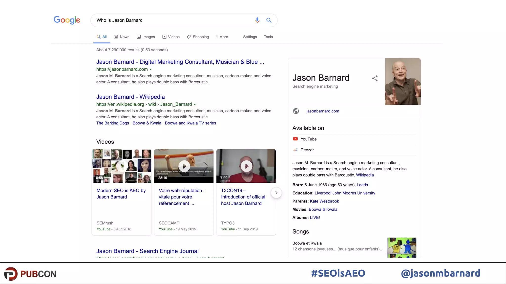 13#SEOisAEO @jasonmbarnard
 