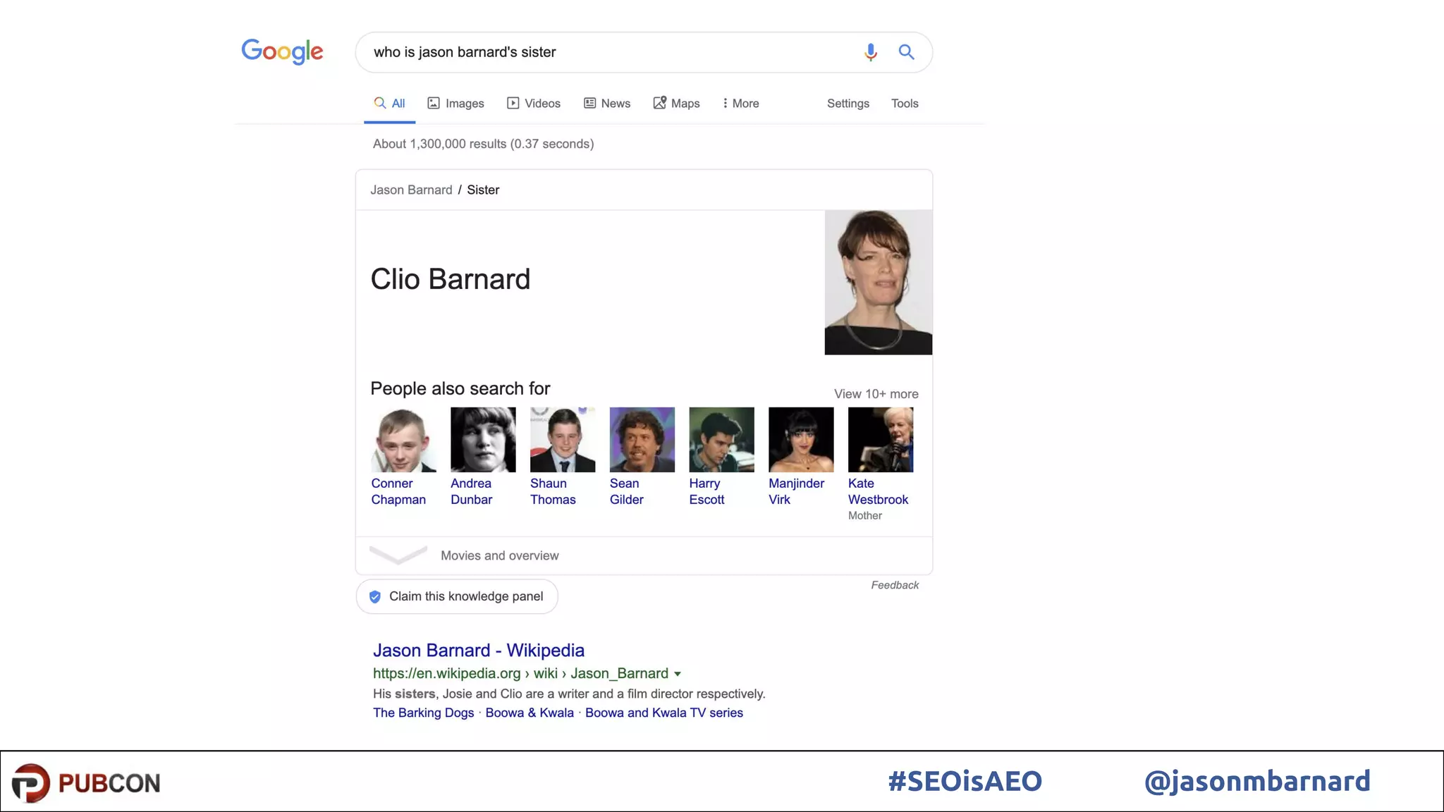 15#SEOisAEO @jasonmbarnard
 