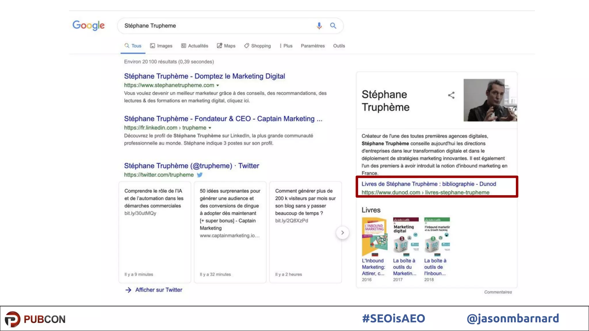 38#SEOisAEO @jasonmbarnard
 