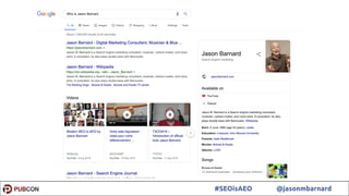 13#SEOisAEO @jasonmbarnard
 