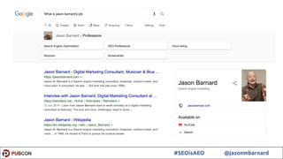 16#SEOisAEO @jasonmbarnard
 