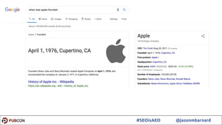24#SEOisAEO @jasonmbarnard
 
