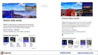 45#SEOisAEO @jasonmbarnard
GEO
 