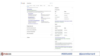 47#SEOisAEO @jasonmbarnard
 