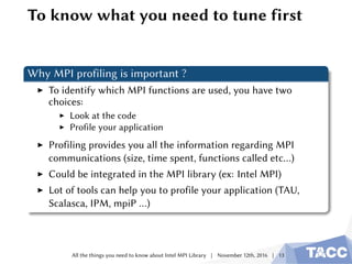 Everything You Need to Know About the Intel® MPI Library | PDF