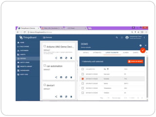Introduction to Things board (An Open Source IoT Cloud Platform) | PPTX