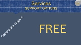 Services
SUPPORT OPTIONS
FREE
 