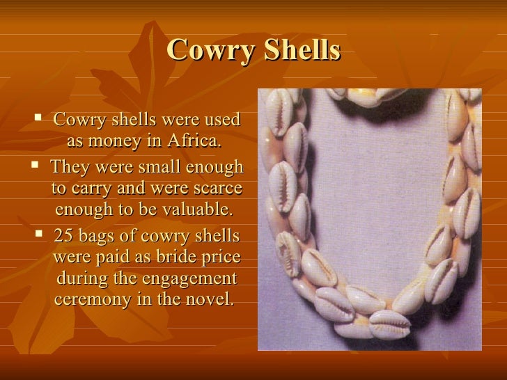 Things Fall Apart Cowries Meaning