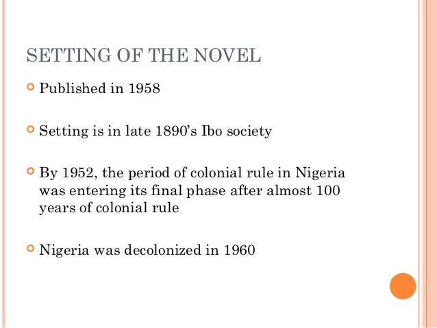 British Colonialism In Things Fall Apart By Chinua Achebe