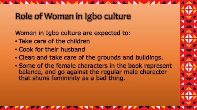 Things fall apart igbo culture essay